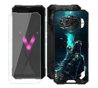BUNALFaa Coque pour Doogee S200 Plus (6.72") + avec Verre Trempé Écran HD Protection Film, Phone Case Cover Étui Souple Silicone Black TPU Housse Protection Bumper - Relaxez Votre Humeur