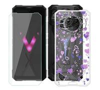 BUNALFaa Coque pour Doogee S200 Plus (6.72") + avec Verre Trempé HD Protections d'écran, Phone Case Cover Étui Souple Silicone Clear TPU Housse Protection Bumper - Ambiance Confuse