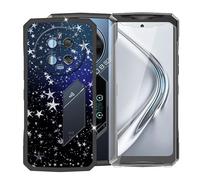 BUNALFaa Coque pour Doogee V40 Pro (6.78") Case Résistant Aux Chutes et Aux Chocs Housse en TPU + Protecteur d'écran, Protection Étui pour Doogee V40 Pro - Nuit étoilée