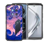 BUNALFaa Coque pour Doogee V40 Pro (6.78") + Protecteur d'écran, Case Résistant Aux Chutes et Aux Chocs Housse en TPU Protection Étui pour Doogee V40 Pro - Rayons de lumière incurvés