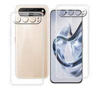 BUNALFaa Coque pour Nubia Air (6.78"), (2 Pièces) Transparent Souple Silicone TPU Bumper Case Anti-Rayures et Aux Chutes Housse Étui pour Nubia Air