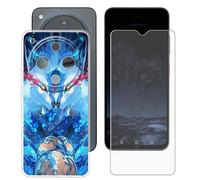 BUNALFaa Coque pour Nubia P9 Pro 5G (6.7") + avec Verre Trempé HD Protections d'écran, Phone Case Cover Étui Souple Silicone Clear TPU Housse Protection Bumper - E15