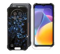 BUNALFaa Coque pour Oukitel WP28E (6.52") + Protecteur d'écran, Case Résistant Aux Chutes et Aux Chocs Housse en TPU Protection Étui pour Oukitel WP28E - Jacinthe des Bois