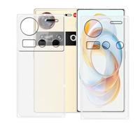 BUNALFaa Coque pour ZTE Mubia Z70S Ultra (6.85"), (2 Pièces) Transparent Souple Silicone TPU Bumper Case Anti-Rayures et Aux Chutes Housse Étui pour ZTE Mubia Z70S Ultra