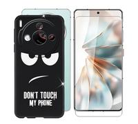 BUNALFaa Coque pour ZTE Nubia Z60S Pro (6.78") + Protecteur d'écran, Case Résistant Aux Chutes et Aux Chocs Housse en TPU Protection Étui pour ZTE Nubia Z60S Pro - Ne Pas Toucher