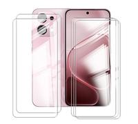 BUNALFaa pour Oppo A6 5G (6.75") Verre Trempé,Protecteur D'écran,(5 Pièces) HD Résistant Aux Rayures de Protection Anti-Rayures Protection Film