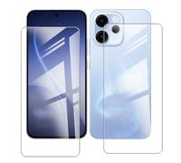 BUNALFaa pour Oppo Reno15 FS (6.57") Verre Trempé,Protecteur D'écran,(2 Pièces) HD Résistant Aux Rayures de Protection Anti-Rayures Protection Film