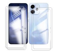 BUNALFaa pour Oppo Reno15 FS (6.57") Verre Trempé,Protecteur D'écran,(5 Pièces) HD Résistant Aux Rayures de Protection Anti-Rayures Protection Film