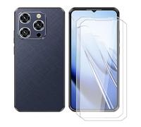 BUNALFaa pour Oukitel WP52 Ultra 5G (6.60") Protecteur D'écran, Verre Trempé(2 Pièces) HD Résistant Aux Rayures de Protection Anti-Rayures Protection Film