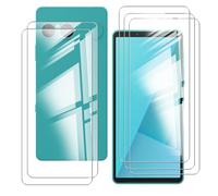 BUNALFaa pour Sony Xperia 10 VII (6.1") Verre Trempé,Protecteur D'écran,(5 Pièces) HD Résistant Aux Rayures de Protection Anti-Rayures Protection Film