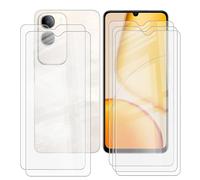 BUNALFaa pour Vivo Y50e 5G (6.74") Verre Trempé,Protecteur D'écran,(5 Pièces) HD Résistant Aux Rayures de Protection Anti-Rayures Protection Film