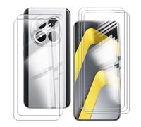 BUNALFaa pour Xiaomi Poco M8 Pro (6.83") Verre Trempé,Protecteur D'écran,(5 Pièces) HD Résistant Aux Rayures de Protection Anti-Rayures Protection Film