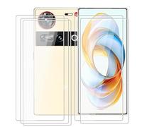 BUNALFaa pour ZTE Mubia Z70S Ultra (6.85") Verre Trempé,Protecteur D'écran,(5 Pièces) HD Résistant Aux Rayures de Protection Anti-Rayures Protection Film