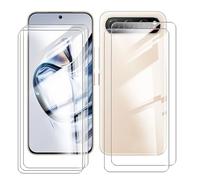 BUNALFaa pour ZTE nubia Air (6.78") Verre Trempé,Protecteur D'écran,(5 Pièces) HD Résistant Aux Rayures de Protection Anti-Rayures Protection Film