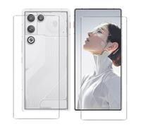 BUNALFaa pour ZTE Nubia Red Magic 11 Air (6.85") Verre Trempé,Protecteur D'écran,(2 Pièces) HD Résistant Aux Rayures de Protection Anti-Rayures Protection Film