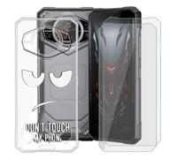 BUNALFaa téléphone de Coque et Verre trempé pour Doogee S200 E 6.72" | Inclus Verre trempé Écran HD Dureté 9H 2 Piece - Étui Souple Silicone TPU Légère Protection Housse Clear Cover -ON,DUOH