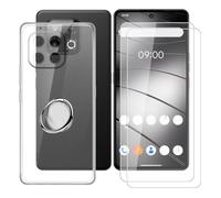 BUNALFaa téléphone de Coque et Verre trempé pour Gigaset GS6 Pro 6.67" | Verre blindé Écran HD Dureté 9H - Résistant au chute - Support - Étui Souple Silicone TPU Légère Protection Housse,
