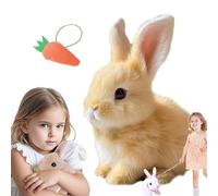 Bunby - Le Lapin Magique Qui Saute dans Le cœur des Enfants, 2026 Nouveau Lapin interactif de Sauteur, Interactif réaliste, Doux, sûr et Fait pour Les Petits (Brown)