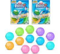 Bunch O Balloons Lot de 12 ballons à eau réutilisables pour enfants et adultes Couleurs assorties