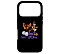 Bunco Jeu de dés Halloween Drink Up and Roll Sorcières Coque pour iPhone 17 Pro