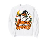 Bunco Keeps Me Spooky Jeu de dés d'halloween Fantômes Sweatshirt