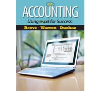 Bundle: Accounting Using Excel for Success (with Accounting CourseMate with eBook Printed Access Card), 2nd + WebTutor™ on WebCT™ Printed Access Card