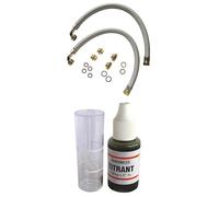 Bundle AQUAWATER - Kit de raccordement pour adoucisseur domestique + Test de dureté de l'eau 10ml - Idéal pour une eau douce et saine à la maison - certifié NF