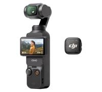 Bundle Audio DJI Osmo Pocket 3 avec émetteur Mic 3 | Caméra vlog de poche avec nacelle, CMOS 1 pouce et 4K/120 ips, stabilisation sur 3 axes, zoom 2× sans perte de qualité