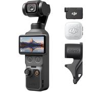 Bundle Audio DJI Osmo Pocket 4 avec Mic Mini 2S (1 TX + 1 RX) | Caméra vlog de poche, CMOS 1 pouce et 4K/240 ips