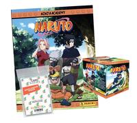 Bundle avec Naruto Ninja Adventures (2025) - Autocollants de collection - 1 présentoir (36 sachets) + album de collection + pochettes exclusives collect-it