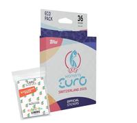 Bundle avec UEFA Women's Euro 2025 Switzerland Autocollant à collectionner 1 blister + pochettes exclusives Collect-it