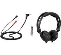 Bundle: câble HD 25 1,5 m + kit de rembourrage velours - noir