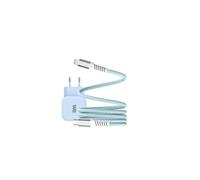 Bundle chargeur 1 port USB-C 20W + câble USB-C/Lightning bleu