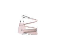 WE Connect Pack Chargeur USB-C 20W 1 port + câble USB-C/Lightning Rose