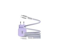 Bundle chargeur 1 port USB-C 20W + câble USB-C/USB-C violet