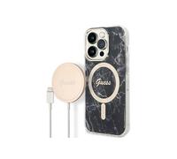 Bundle Chargeur 15W Magsafe + Coque Magsafe Marble pour iPhone 14 Pro
