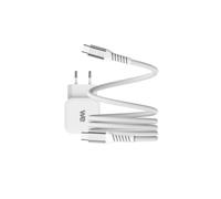 WE Connect Chargeur 1 port USB-C 20W + câble USB-C/USB-C blanc