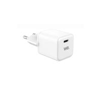 Bundle chargeur WE PC GaN 1 port USB-C 45W - PD3.0 + câble USB-C/USB-C 2m - Blanc