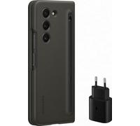 Bundle Coque avec Spen Graphite Samsung Galaxy Z Fold 5 + Protège écran + Chargeur USB C 25W PD Samsung
