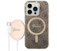Guess Bundle Pack MagSafe 4G brun-or - iPhone 14 Pro Max