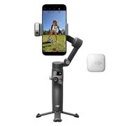 Bundle Créateur Osmo Mobile 8 (Émetteur DJI Mic Mini Blanc Arctique), nacelle stabilisatrice pour Smartphone, Suivi natif IA avec Audio et éclairage, Rotation panoramique à 360°