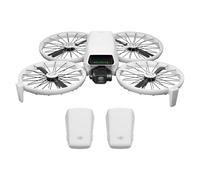 Bundle deux batteries DJI Flip sans radiocommande à écran, drone caméra 4K UHD pour adultes, décollage palmaire, retour automatique, vol intelligent, deux batteries