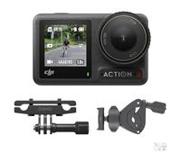 Bundle DJI Osmo Action 4 Cyclisme sur Route - Cam. de vélo avec dragonne 360° pour Cyclistes, capteur 1/1,3'', img. étonnante en Basse lum., Images 4K/120 IPS, FOV Ultra Large 155º et HorizonSteady