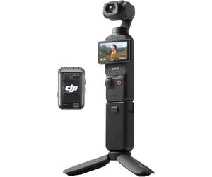 Bundle DJI Osmo Pocket 3 Créateur, Vlogging CMOS 1'' et Vidéo 4K/120 ips | Stabilisation à 3 axes, Suivi Facial/Objet, MAP rapide, avec Micro pour un Son net, Petite Cam. pour Photographie
