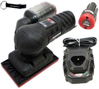 Bundle HEADNMORE® - Ponceuse vibrante sans fil 12V PARKSIDE PERFORMANCE® PASSP 12 + porte-clés HEADNMORE® (avec batterie 1x2Ah)