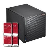 Bundle NAS Asustor AS1104T 1Go avec 4 disques de 10To WD Red Pro
