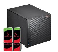 Bundle NAS Asustor AS1104T 1Go avec 4 disques de 12To IronWolf Pro