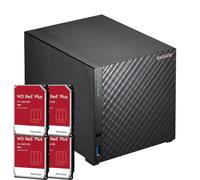 Bundle NAS Asustor AS1104T 1Go avec 4 disques de 2To WD Red Plus