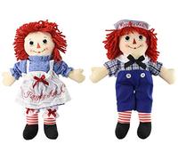 Bundle of 2 Aurora Dolls - Large 16'' Classic Raggedy Ann and Raggedy Andy by Aurora World Inc.