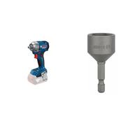 Bundle of Bosch Professional 18V System boulonneuse sans-fil GDS 18V-350 (sans batterie ni chargeur) + Bosch Accessories 2608550072 Adaptateur ouille aimanté SW 17,0